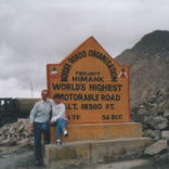 Auf dem Khardungpass (5606m) - Ladakh Indien 2004