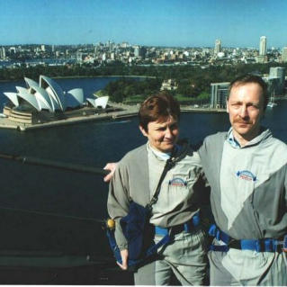 Auf der Habourbrigde Sydney - Australien 2001