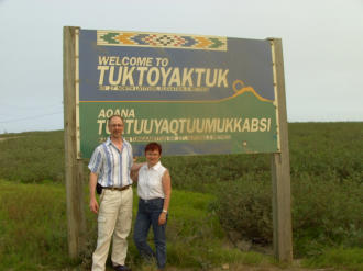 Tuktoyaktuk unser nördlichstes Reiseziel - Kanada 2009