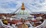 Gesamtansicht der Boudhanath- Foto aus Wikipedia.