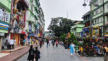 Gangtok hat eine Fußgängerzone.