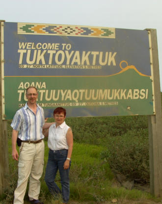 Tuktoyaktuk unser nördlichstes Reiseziel - Kanada 2009